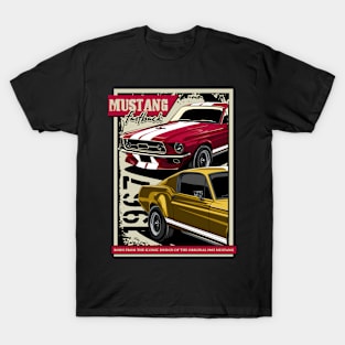 Retro 1967 Mustang Fastback T-Shirt